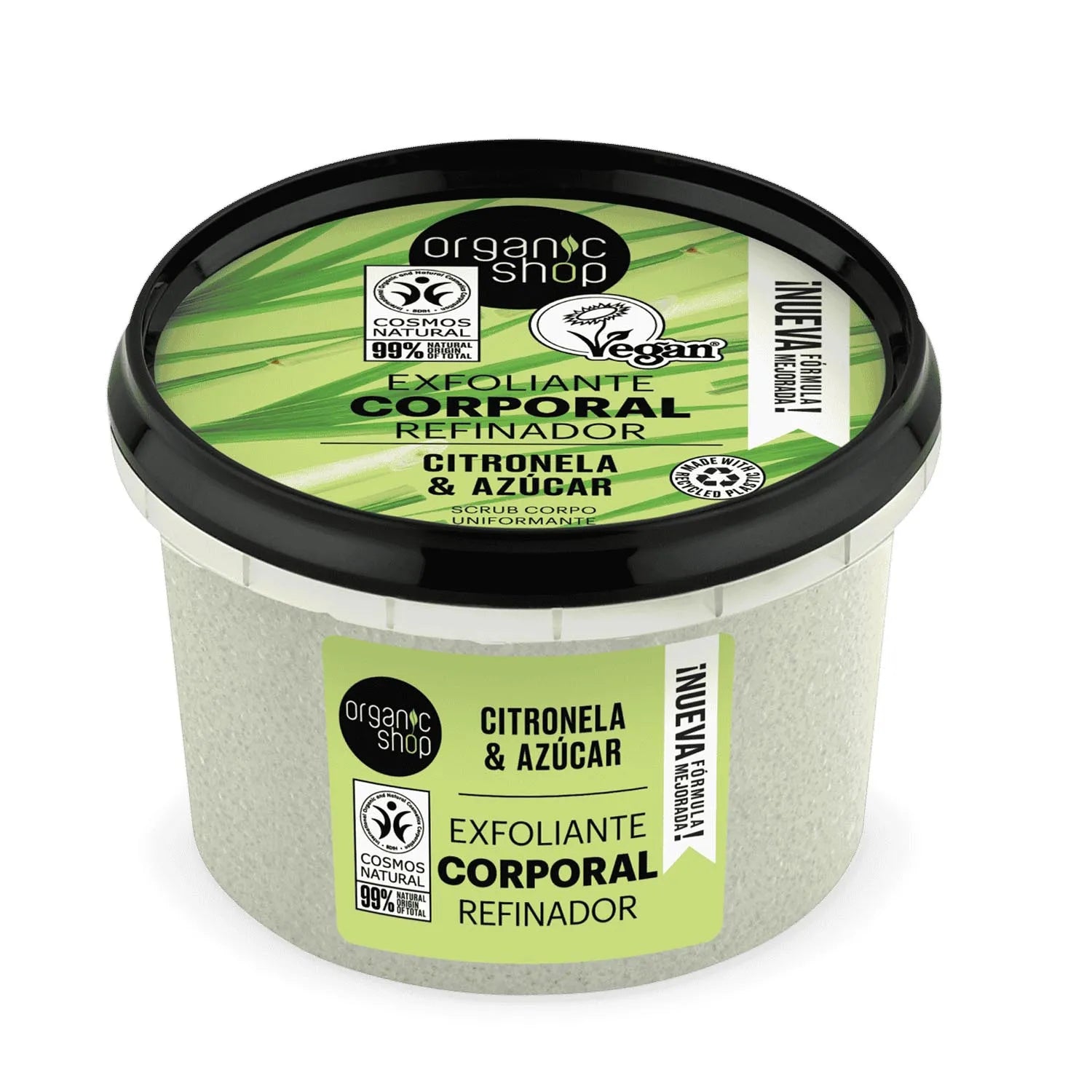 Organic Shop Citronela Exfoliante Corporal Lemongrass 1un - By Mio Perfumería