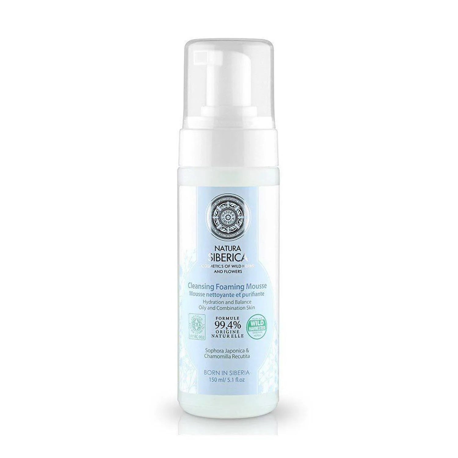 Natura Siberica Hidratacion y Equilibrio Mouse Limpiador Piel Grasa 170ml - By Mio Perfumería