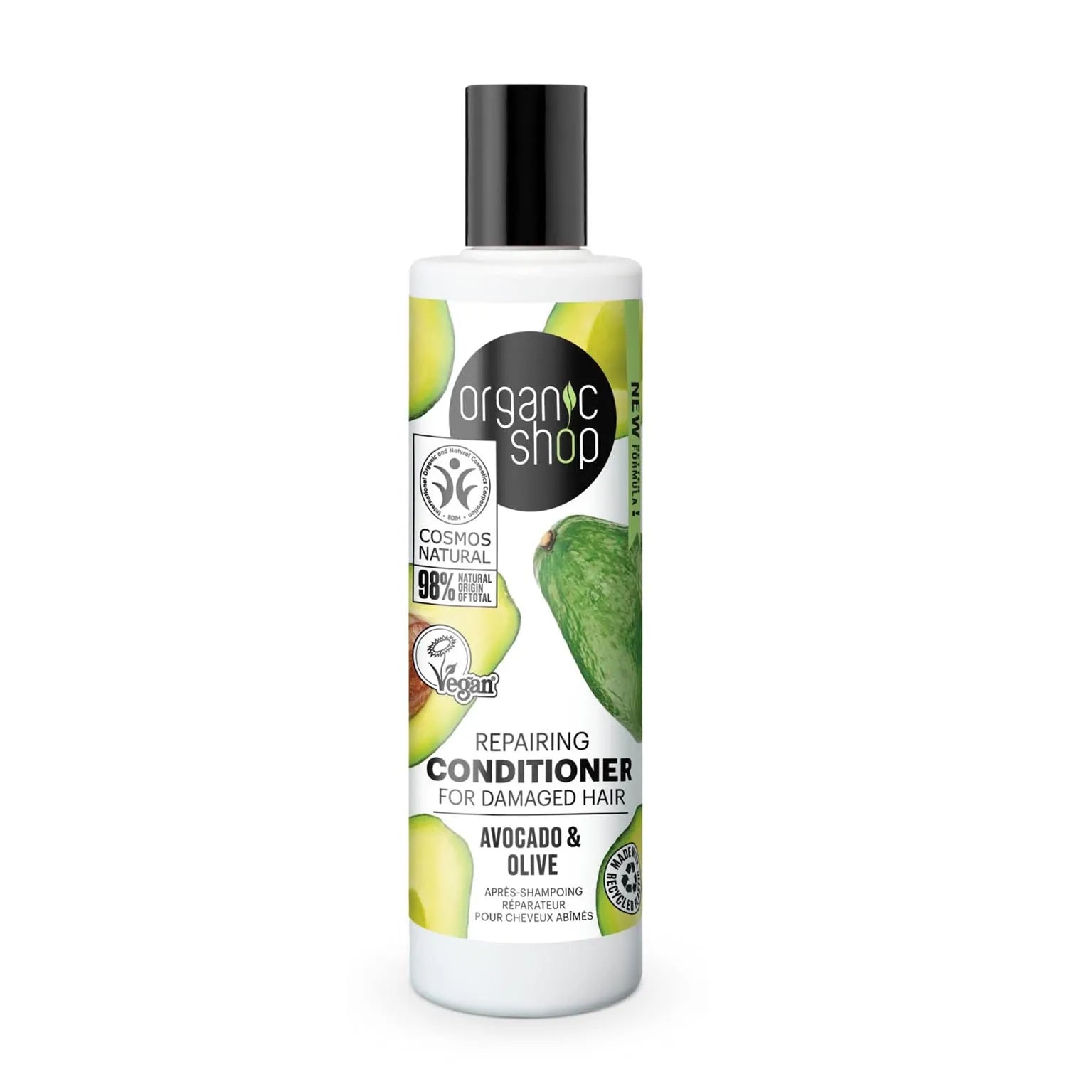 Organic Shop Avocado Repairing Acondicionador Cabello Dañado 280ml - By Mio Perfumería