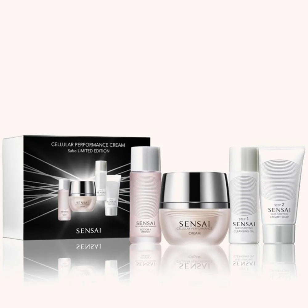 Sensai Cellular Performance Crema 40ml Locion Ii 20ml Aceite Limpiador 30mljabon 30ml - By Mio Perfumería