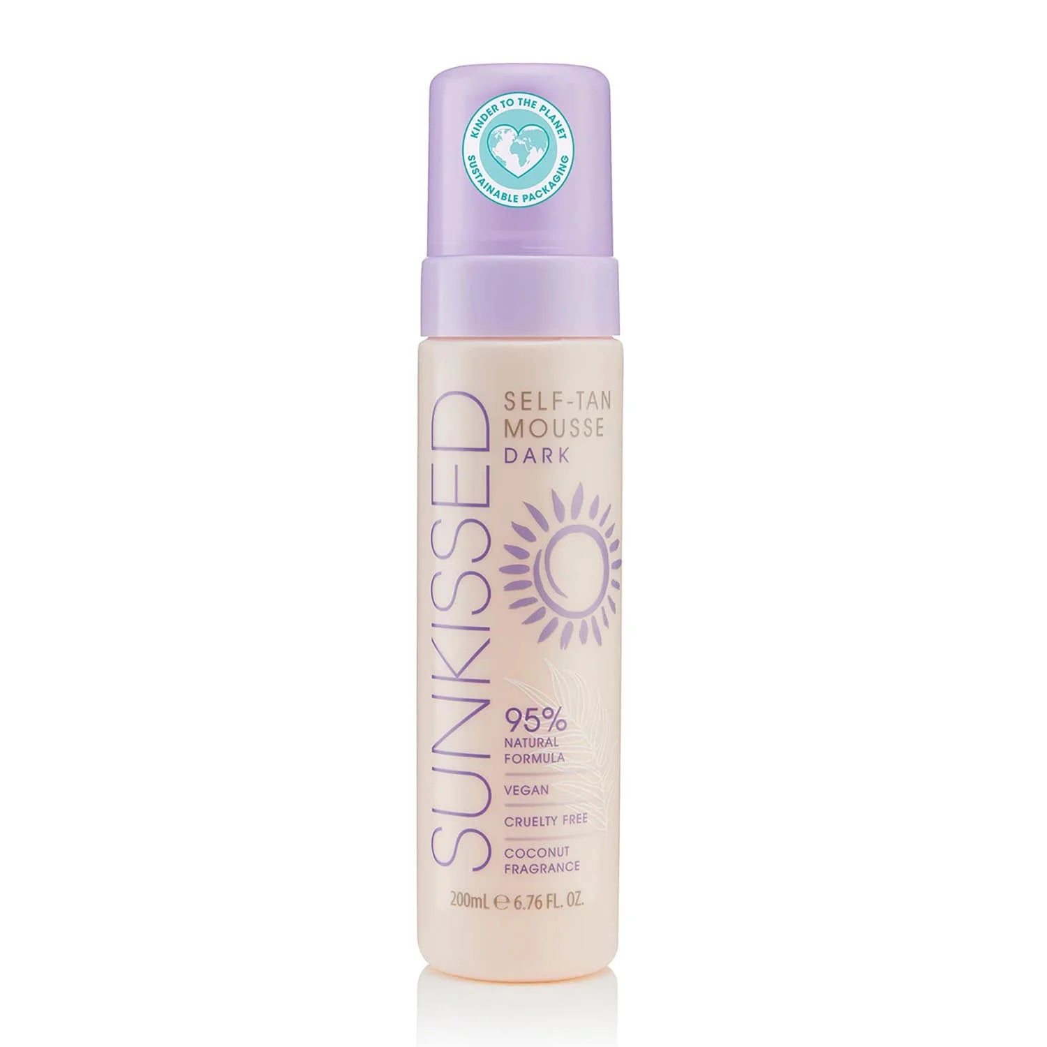 Sunkissed Self-Tan Mousse Dark Coconut Fragrance 200ml - By Mio Perfumería