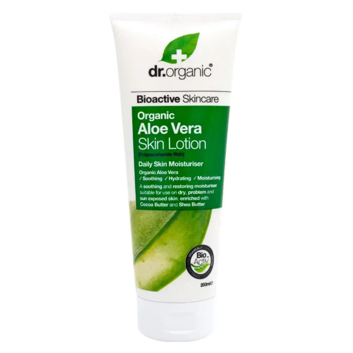 Dr Organic Aloe Vera Skin Lotion 200ml - By Mio Perfumería