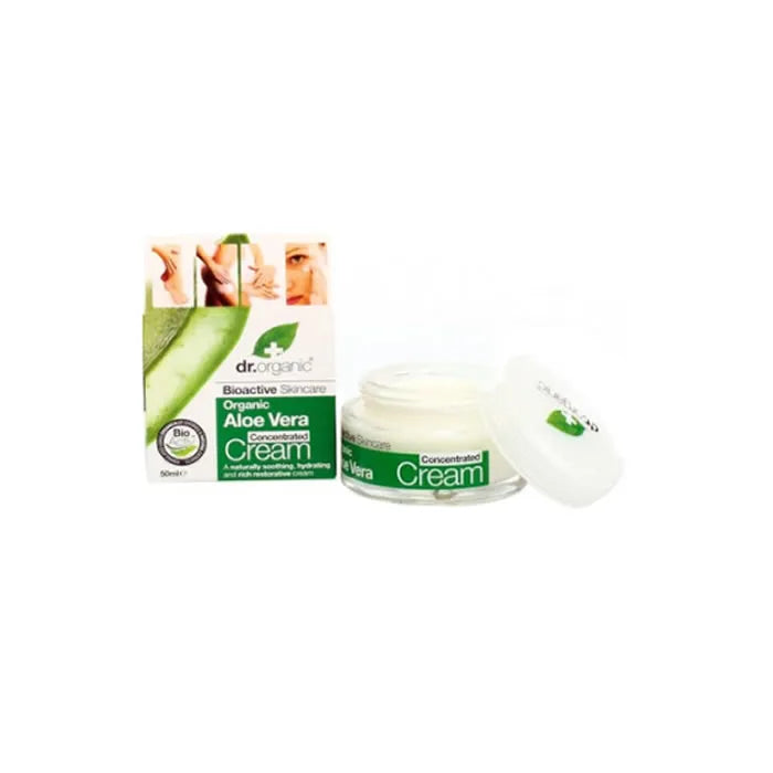 Dr Organic Aloe Vera Concentrated Cream 50ml - By Mio Perfumería