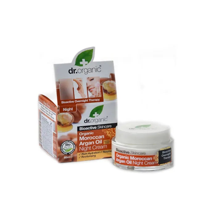 Dr Organic Moroccan Argan Oil Night Cream 50ml - By Mio Perfumería