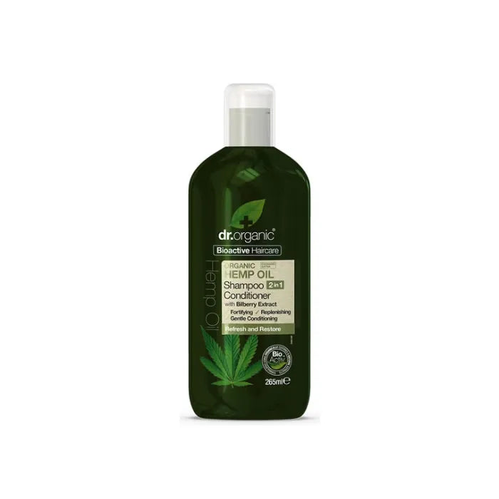 Dr. Organic Hemp Oil 2 In 1 Shampoo & Conditioner 265ml - By Mio Perfumería