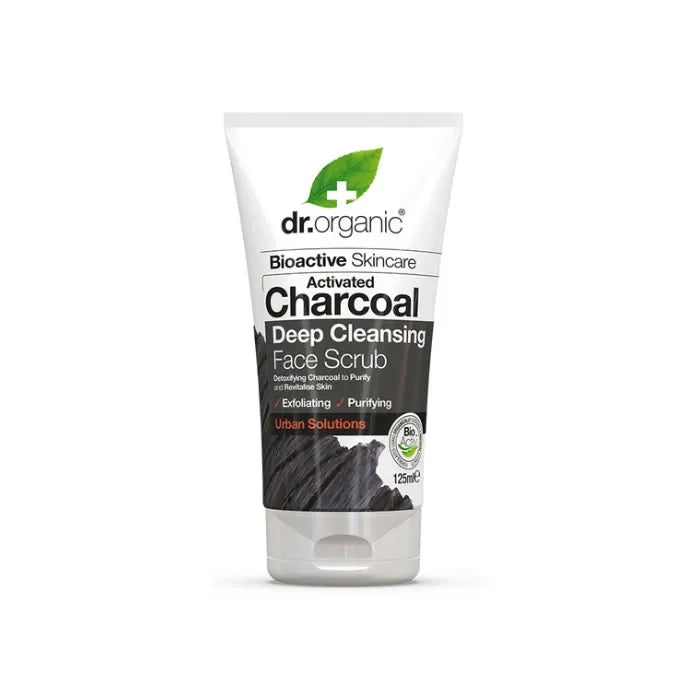 Dr. Organic Charcoal Face Scrub 125ml - By Mio Perfumería