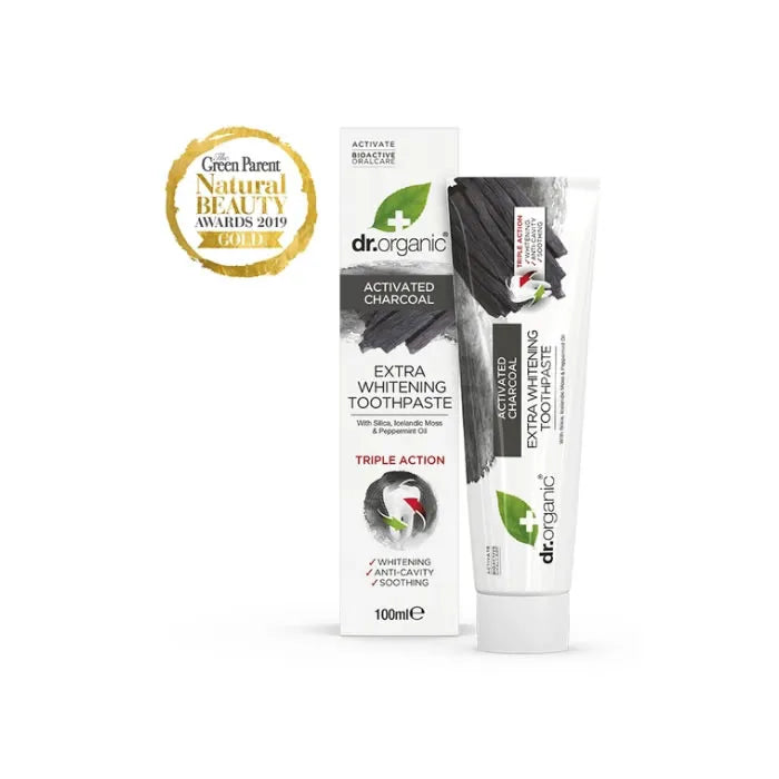 Dr. Organic Charcoal Toothpaste 100ml - By Mio Perfumería