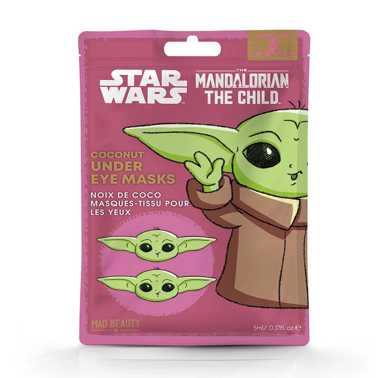 Disney The Mandalorian The Child Coconut Mascarillas Para Ojos 1un - By Mio Perfumería