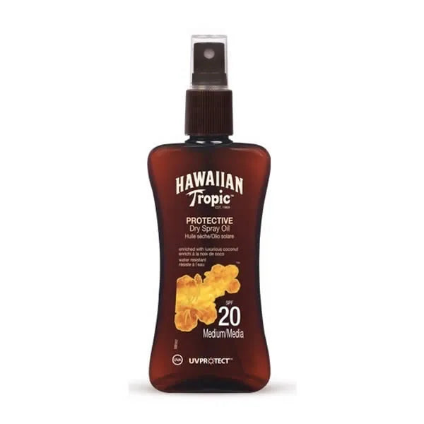 Hawaiian Tropic Protective Dry Spray Oil Spf20 Medium 200ml - By Mio Perfumería