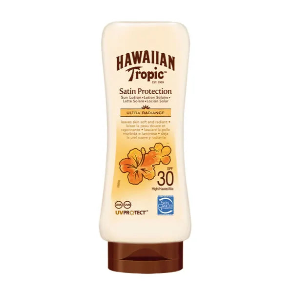 Hawaiian Tropic Satin Protection Ultra Radiance Sun Lotion  Spf30 180ml - By Mio Perfumería