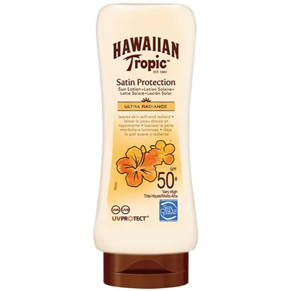 Hawaiian Tropic Satin Protection Ultra Radiance Sun Lotion Spf50 180ml - By Mio Perfumería