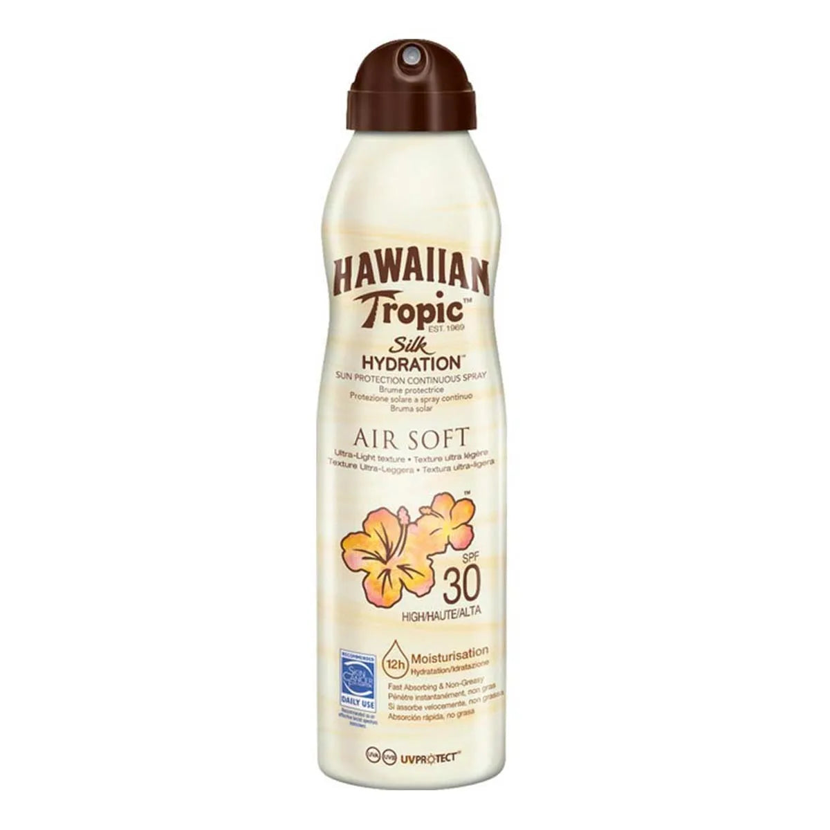 Hawaiian Tropic Silk Hydration Air Soft Sunscreen Mist Spf30 177ml - By Mio Perfumería