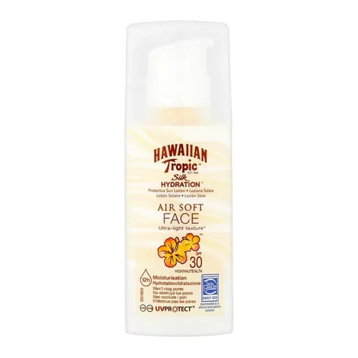 Hawaiian Tropic Silk Hidration Air Soft Face Sun Lotion Spf30 50ml - By Mio Perfumería