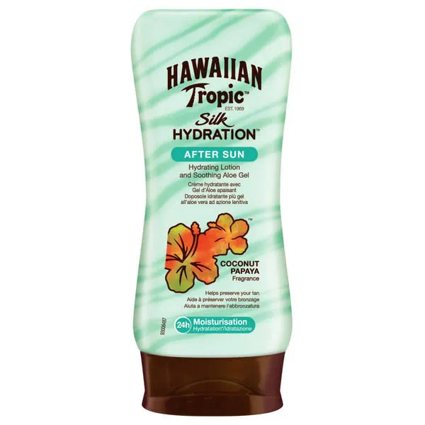Hawaiian Tropic Silk Hydration Aftersun Aloe Vera Coconut Papaya 200ml - By Mio Perfumería