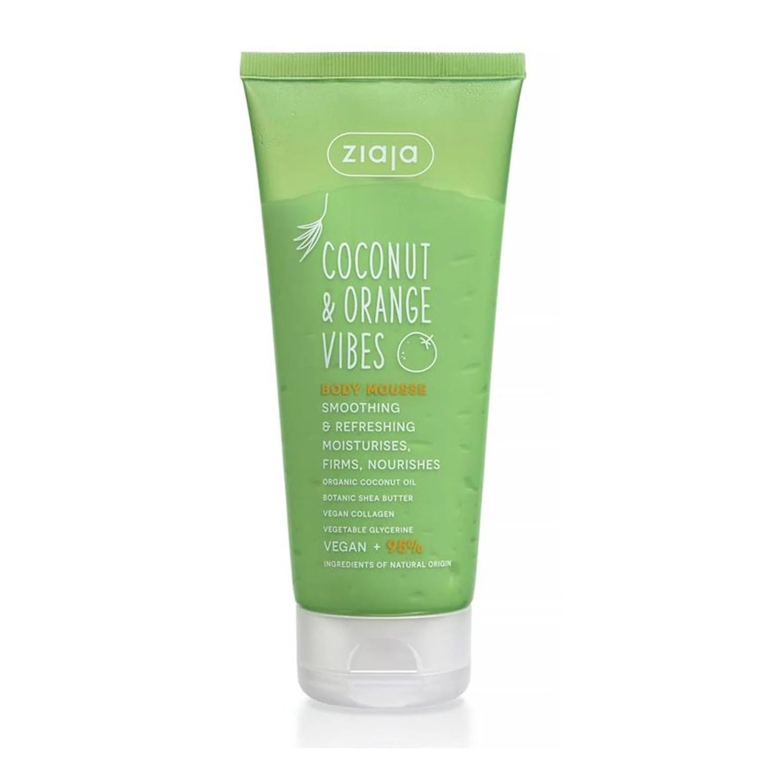 Ziaja Coconut y Orange Vibes Mousse Corporal Suavizante y Refrescante 200ml - By Mio Perfumería