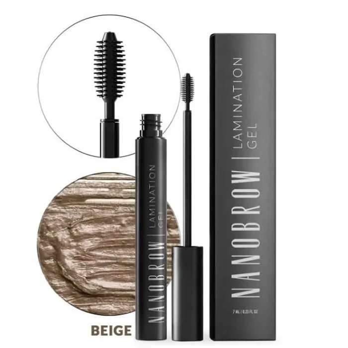 Nanobrow Lamination Gel Beige 7ml - By Mio Perfumería