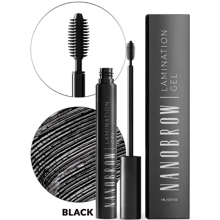 Nanobrow Lamination Gel Black 7ml - By Mio Perfumería