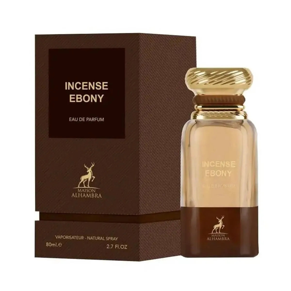 Maison Alhambra Incense Ebony Eau De Parfum 80ml Spray - By Mio Perfumería
