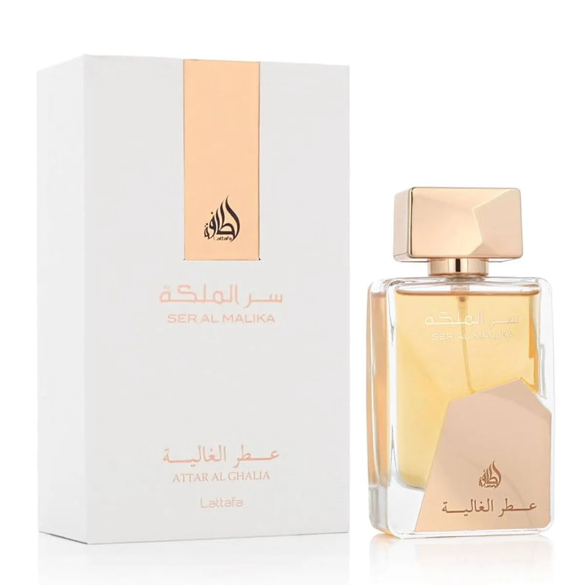 Lattafa Ser Al Malika Eau De Parfum Attar Al Ghalia 100ml Spray - By Mio Perfumería