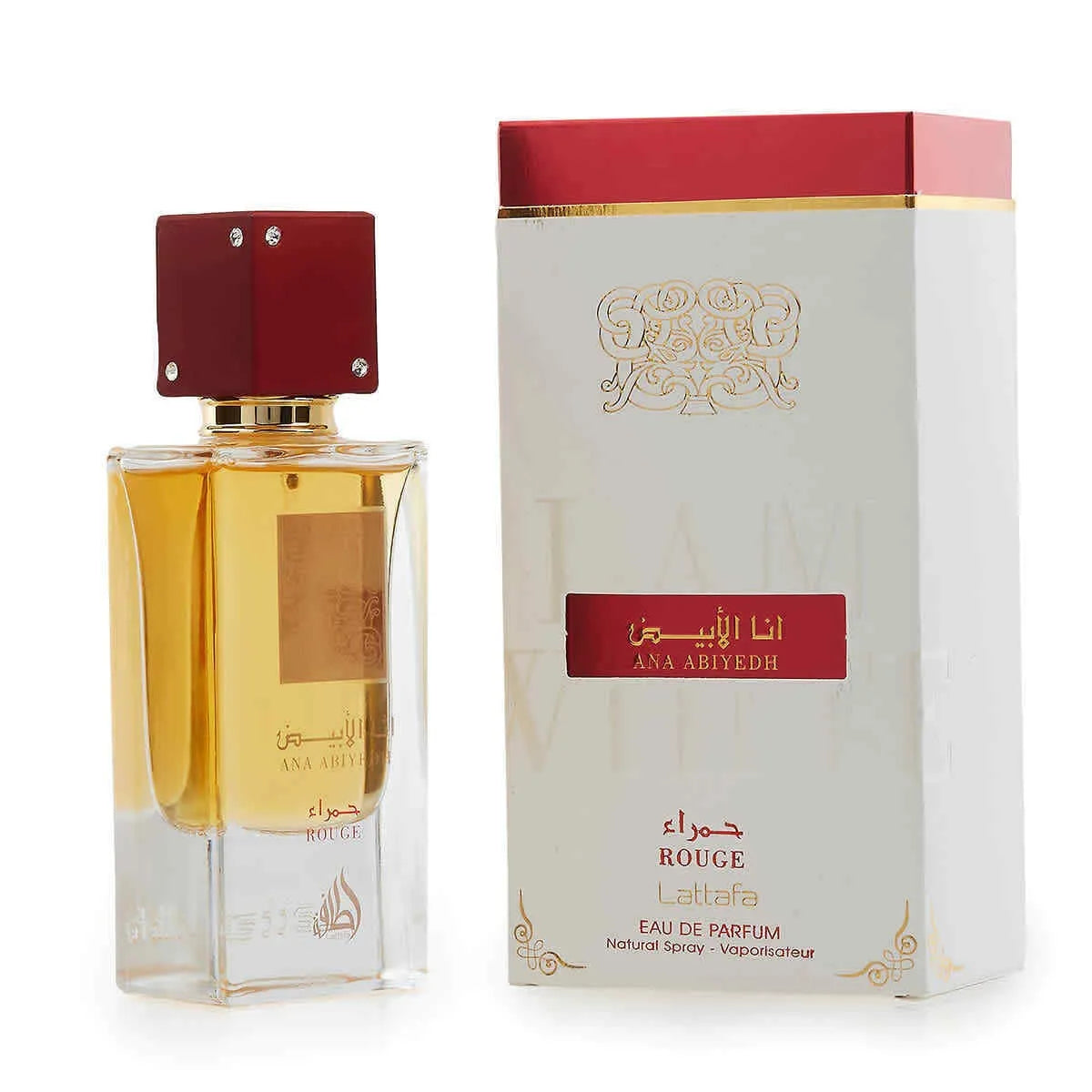 LATTAFA ANA ABIYEDH ROUGE EDP SPRAY 60ML - By Mio Perfumería