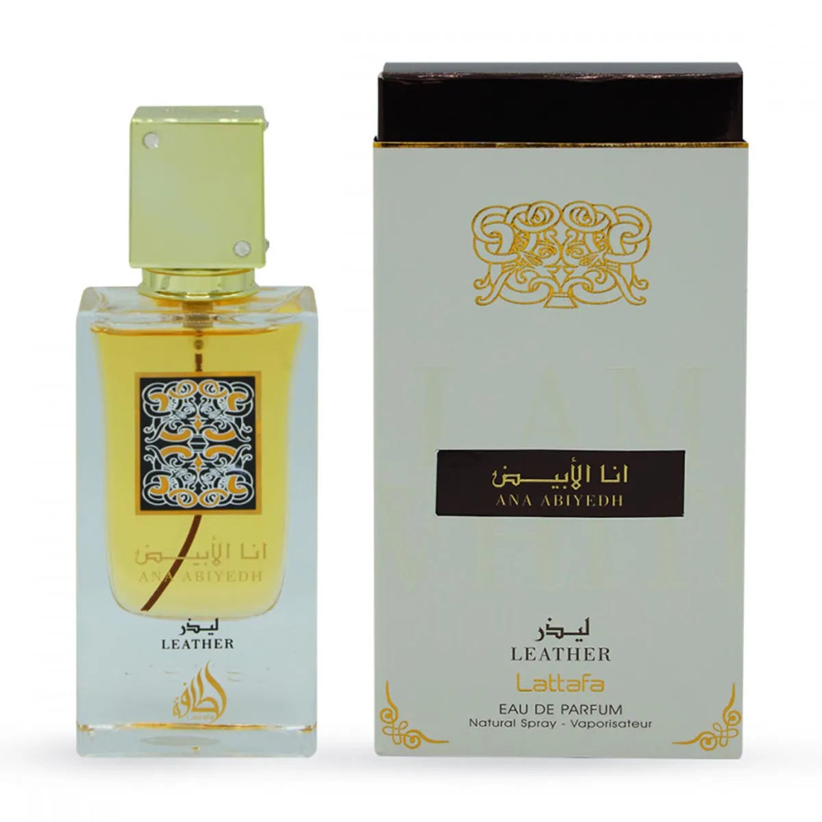 Lattafa Ana Abiyedh Leather Eau De Parfum 60ml - By Mio Perfumería