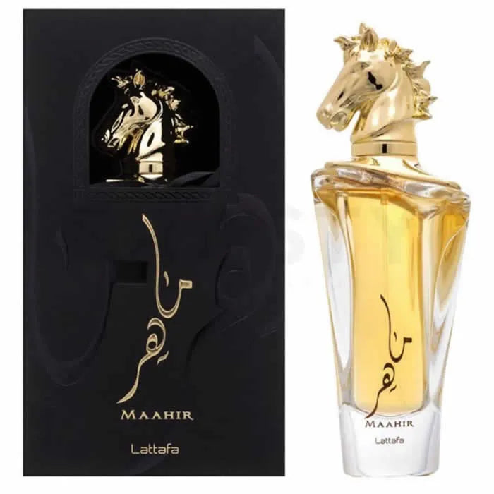 LATTAFA MAAHIR EAU DE PARFUM SPRAY 100ML - By Mio Perfumería