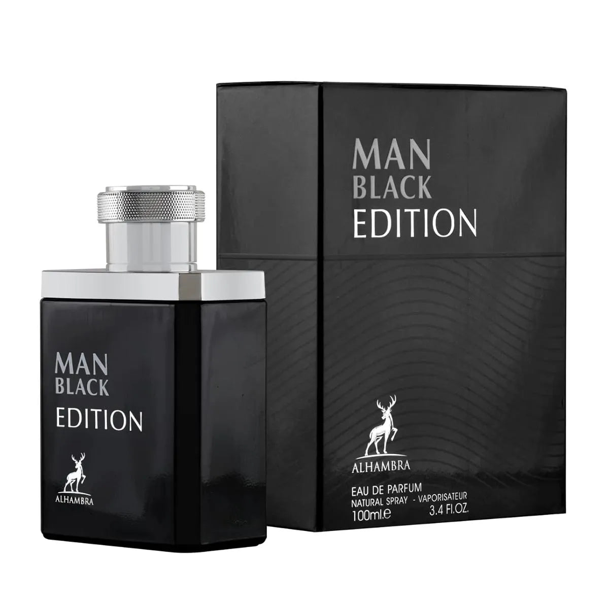 Maison Alhambra Black Man Edition Eau De Parfum 100ml Spray - By Mio Perfumería