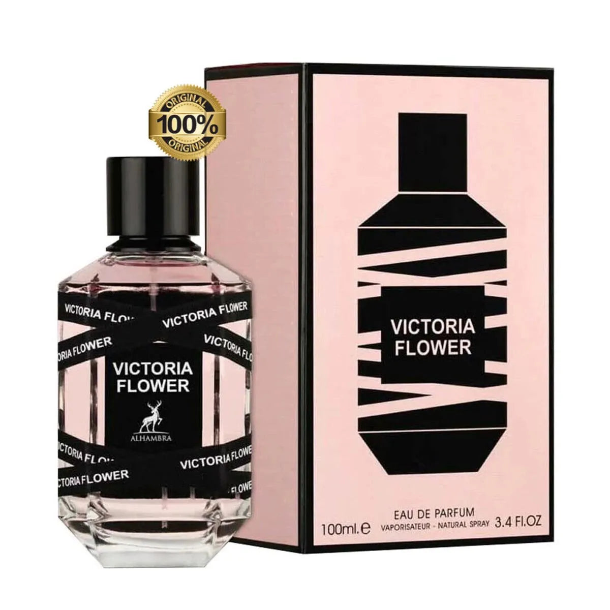 Maison Alhambra Victoria Flower Eau De Parfum 100ml Spray - By Mio Perfumería