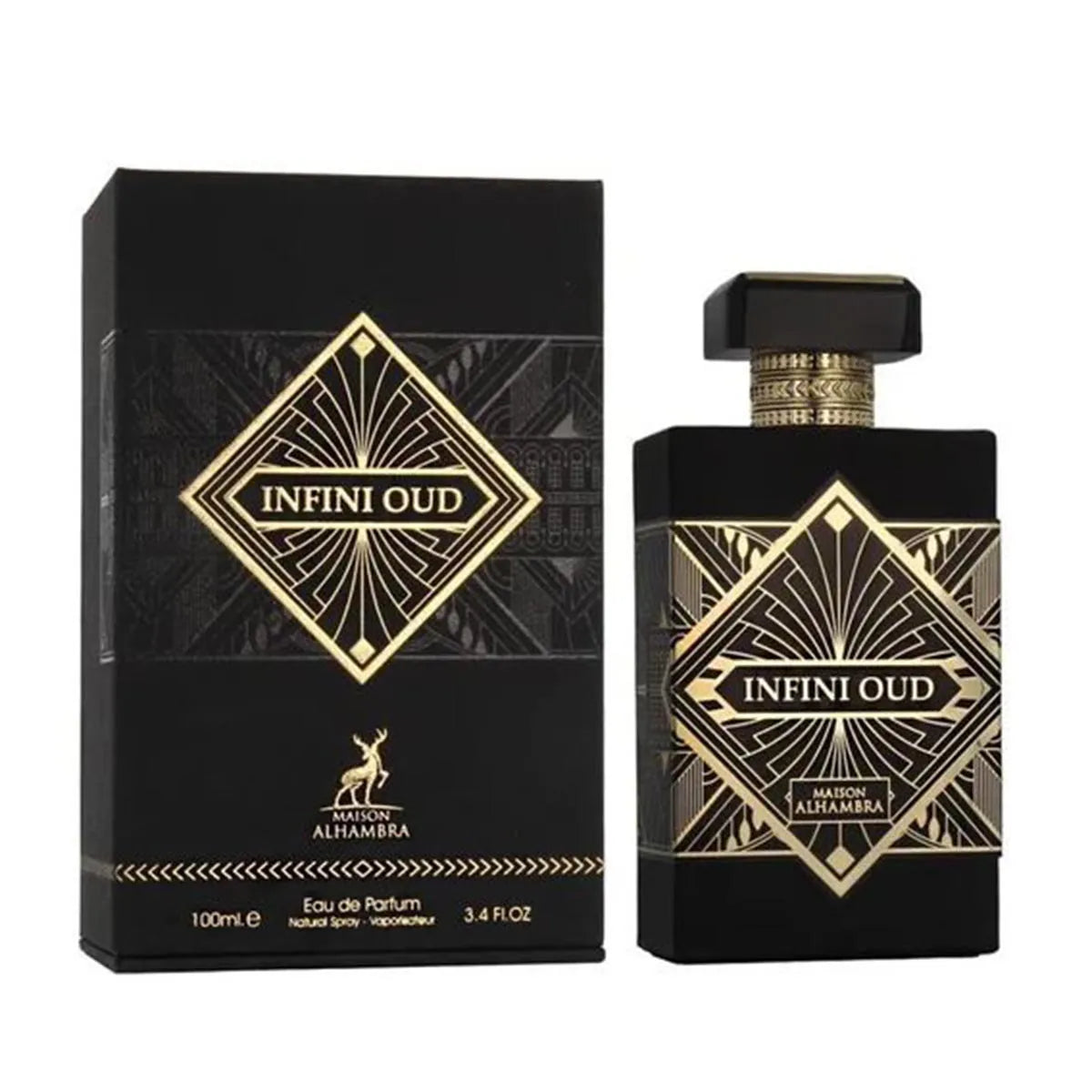 Maison Alhambra Infini Oud Eau De Parfum 100ml Spray - By Mio Perfumería