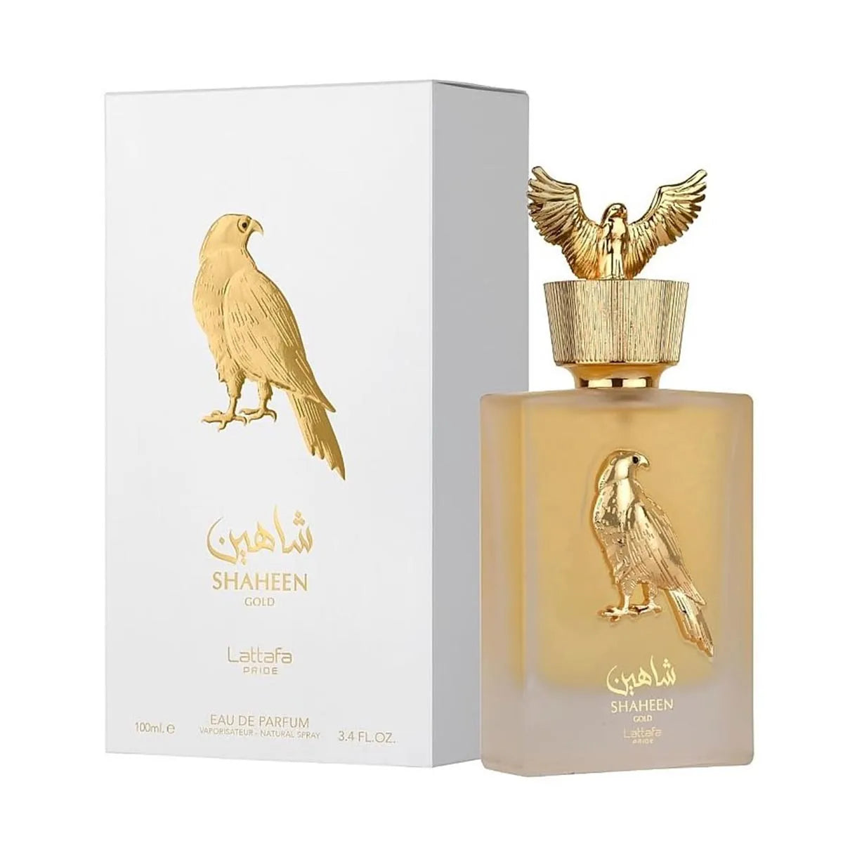 Lattafa Shaheen Gold Eau De Parfum 100ml Spray - By Mio Perfumería
