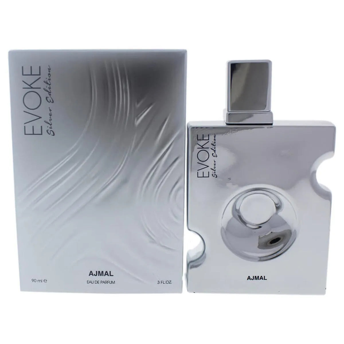 Ajmal Evoke Eau De Parfum Silver Edition 90ml Spray - By Mio Perfumería