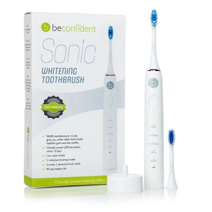Beconfident Sonic Electric Whitening Toothbrush White-Rose Gold - By Mio Perfumería