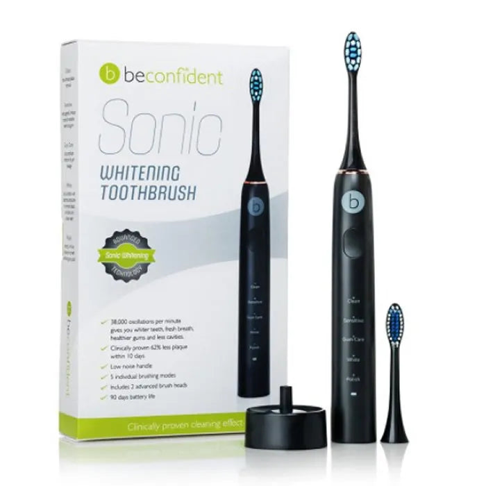 Beconfident Sonic Electric Whitening Toothbrush Black-Rose Gold - By Mio Perfumería