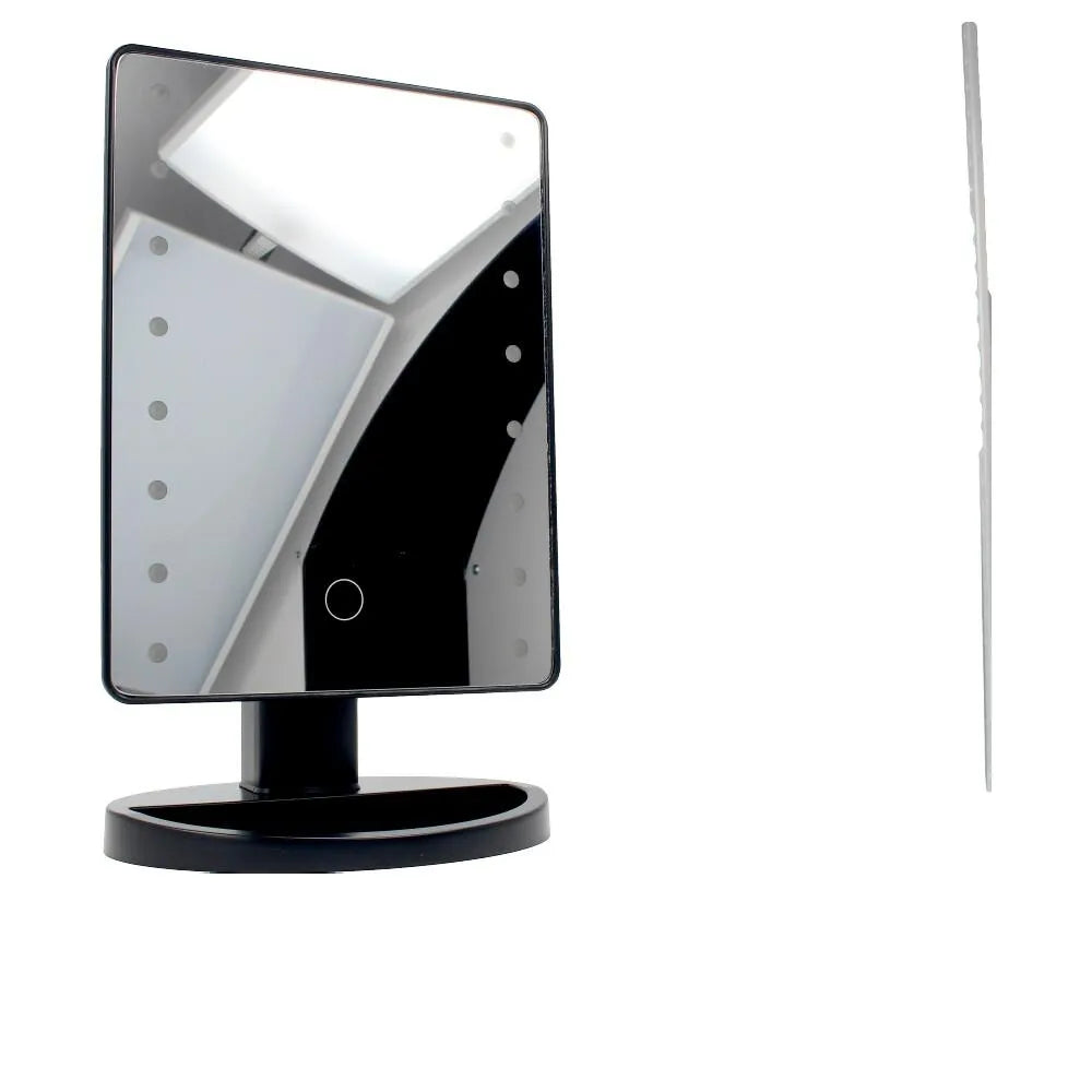 Carl and Son Makeup Mirror Led Light Black 525g - By Mio Perfumería