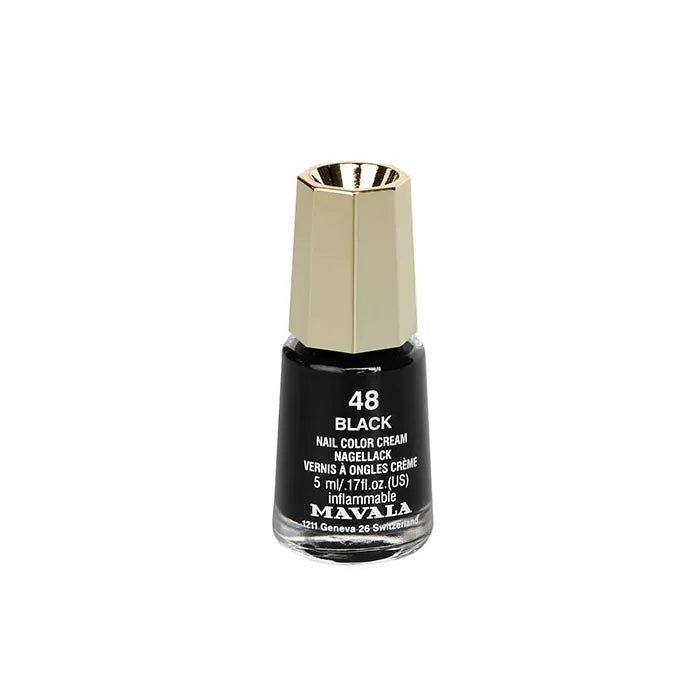 Mavala Nail Polish 48 Black 5ml - By Mio Perfumería