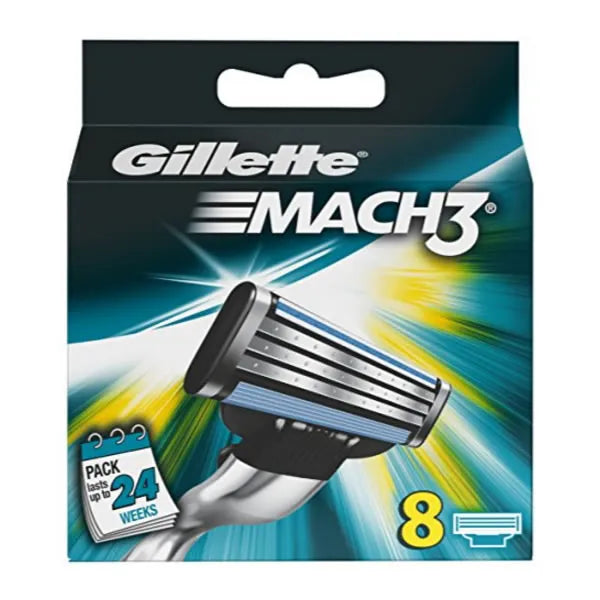 Gillette Mach3 Refill 8 Units - By Mio Perfumería