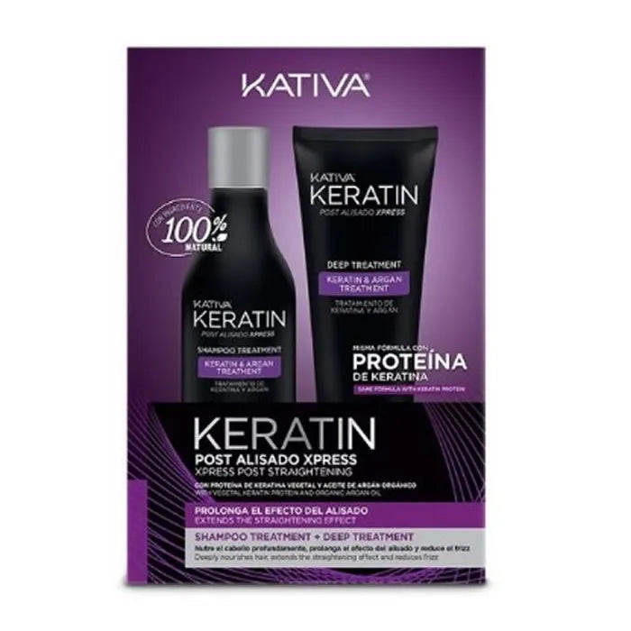 Kativa Keratin Post Smoothing Xpress Set 2 Pieces - By Mio Perfumería