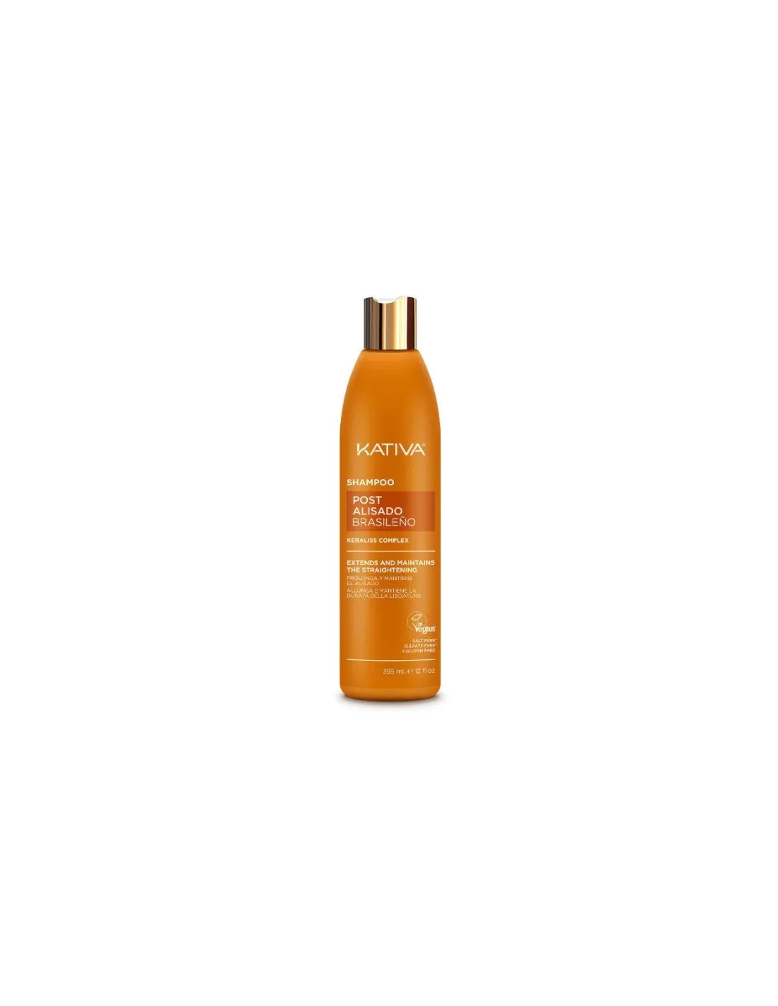Kativa Post Alisado Champu Kerat 335 New - By Mio Perfumería