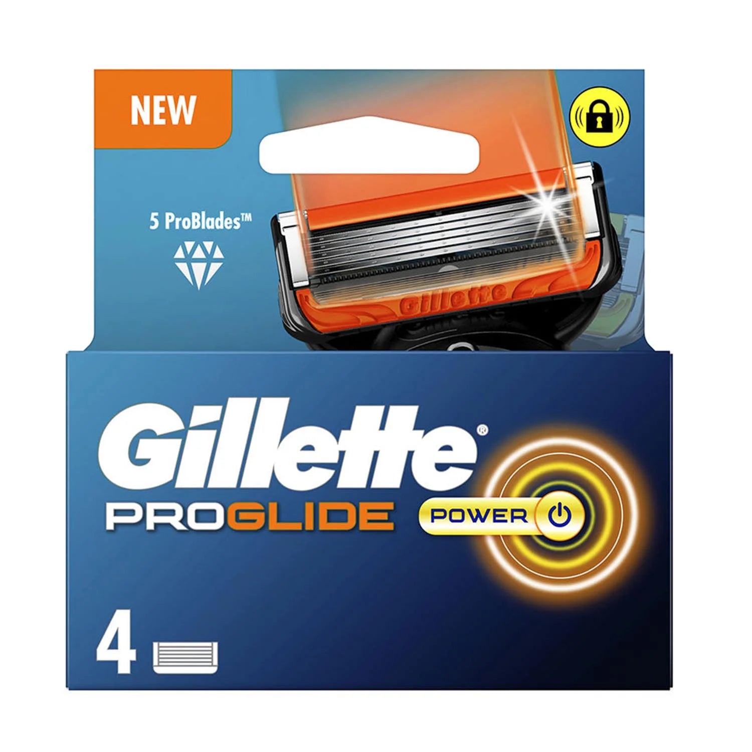 Gillette Fusion Proglide Power Cargador 4 Recambios - By Mio Perfumería