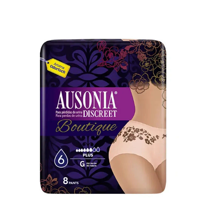 Ausonia Discreet Boutique Braguitas-Pants 8 Units - By Mio Perfumería
