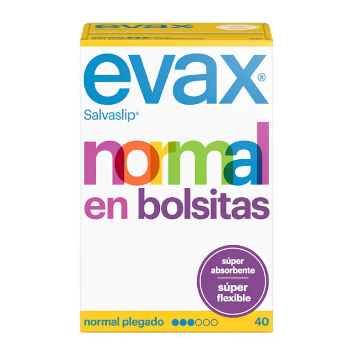 Evax  Normal Fresh Pantyliners Small Bags 40 Units - By Mio Perfumería