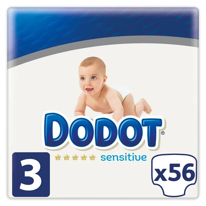Dodot Sensitive T-3 56 Units - By Mio Perfumería