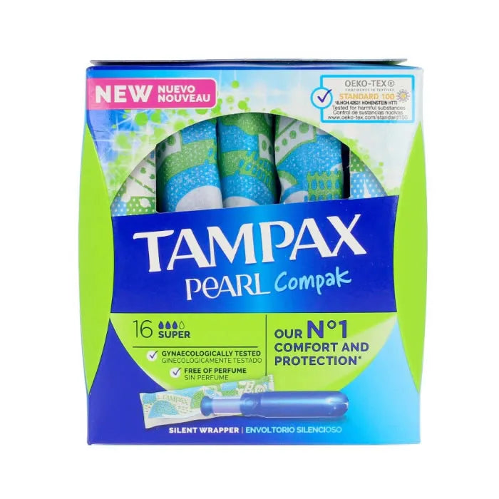 Tampax Pearl Super 18 Units - By Mio Perfumería