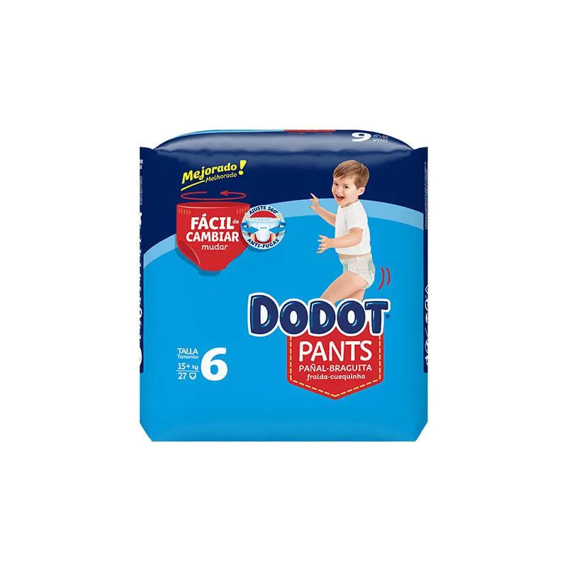 P Dodot Pants Talla 6 27 Uds - By Mio Perfumería