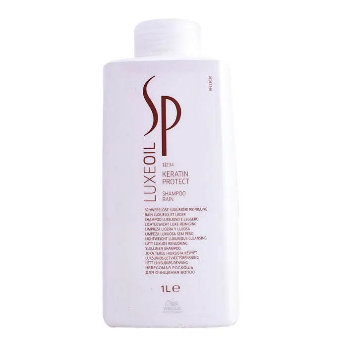 Wella Sp Luxeoil Keratin Protect Shampoo 1000ml - By Mio Perfumería
