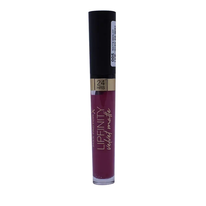 Max Factor Lipfinity Velvet Matte 005 Matte Merlot - By Mio Perfumería