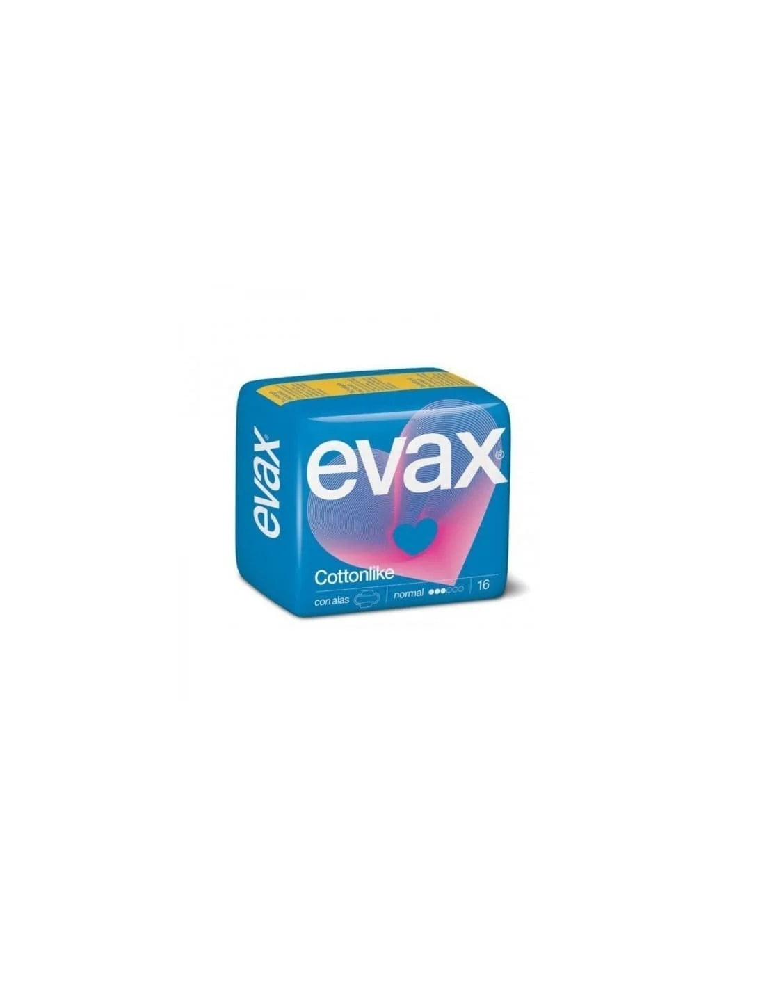 Compresas Evax Cottonlike Normal Alas 16 - By Mio Perfumería