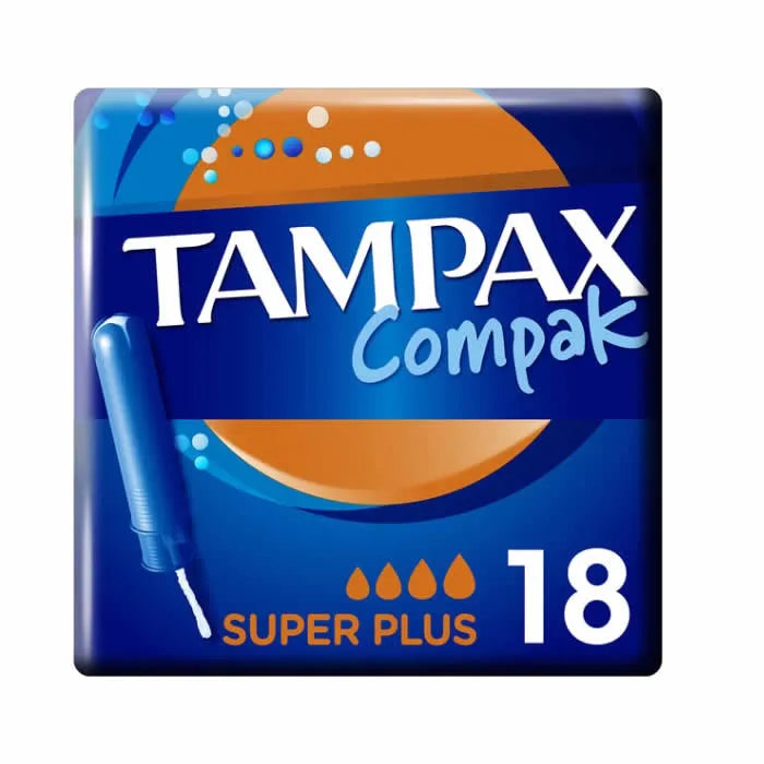 Tampax Compak Super Plus 18 Units - By Mio Perfumería