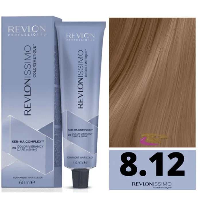 Revlonissimo Colorsmetique High Coverage 8,12-Frosty Blonde 60ml - By Mio Perfumería