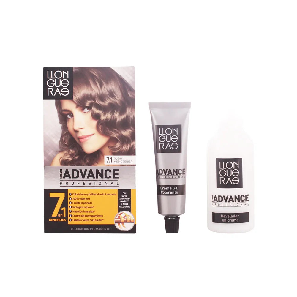 Llongueras Color Advance Hair Colour 071 Ash Blonde - By Mio Perfumería